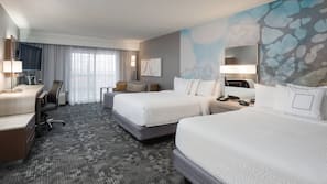Pillow top beds, in-room safe, desk, iron/ironing board
