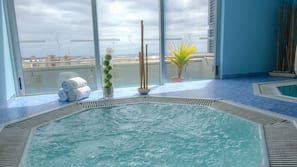 Indoor spa bath