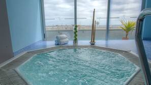 Indoor spa bath