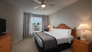 2 bedrooms, in-room safe, iron/ironing board, free cots/infant beds