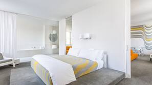 Premium bedding, minibar, in-room safe, desk