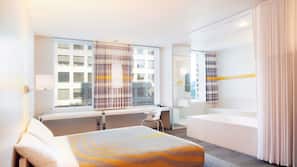 Premium bedding, minibar, in-room safe, desk