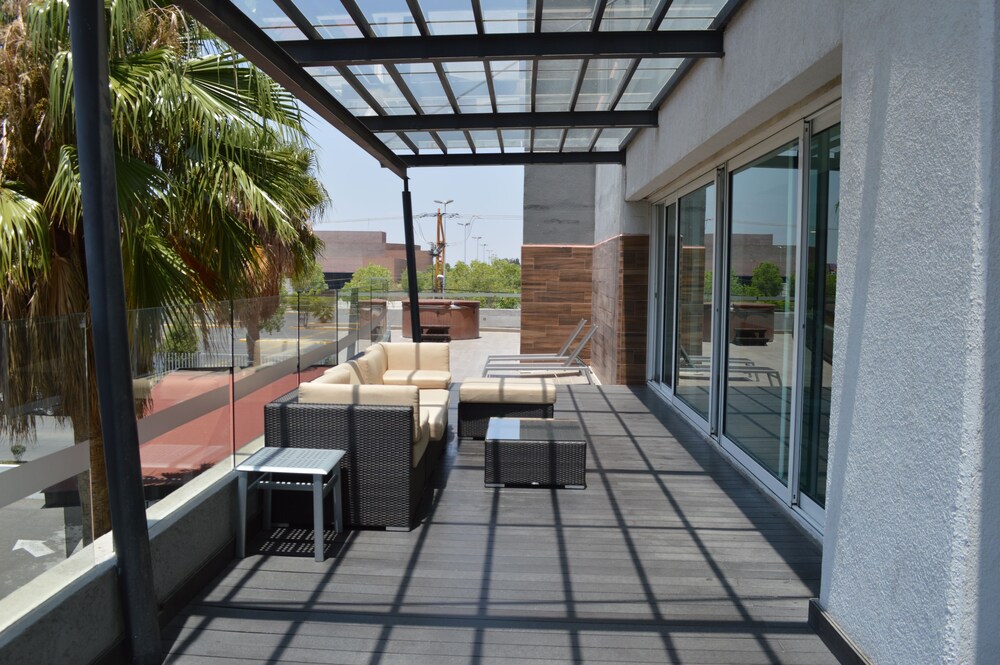 Terrace/patio, Casa Inn Business Hotel Celaya