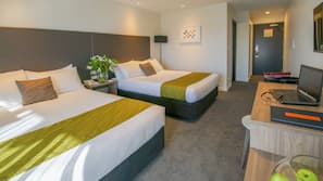 In-room safe, desk, laptop workspace, iron/ironing board