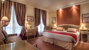 Minibar, in-room safe, desk, blackout curtains