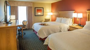 In-room safe, desk, iron/ironing board, free cribs/infant beds