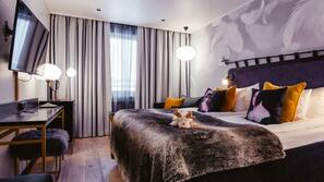Biancheria da letto di alta qualità, minibar, una cassaforte in camera