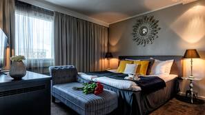 Biancheria da letto di alta qualità, minibar, una cassaforte in camera