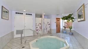 Indoor spa bath