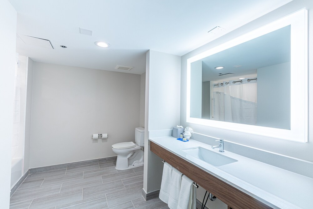 Bathroom, Holiday Inn Express And Suites Arlington North - Stadium Area, an IHG Hotel