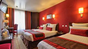 Premium bedding, free minibar, in-room safe, desk