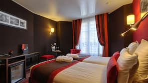 Premium bedding, free minibar, in-room safe, desk
