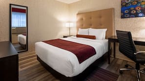 In-room safe, blackout curtains, iron/ironing board