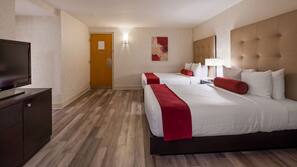 In-room safe, blackout curtains, iron/ironing board