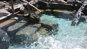 Outdoor spa bath