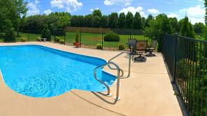 Seasonal outdoor pool