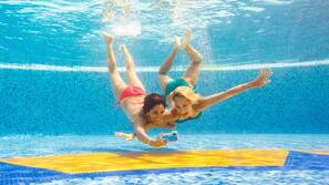 Piscina all'aperto, ombrelloni da piscina