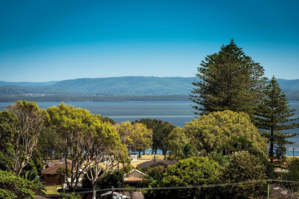 View from room, Oaks The Entrance Waterfront Suites