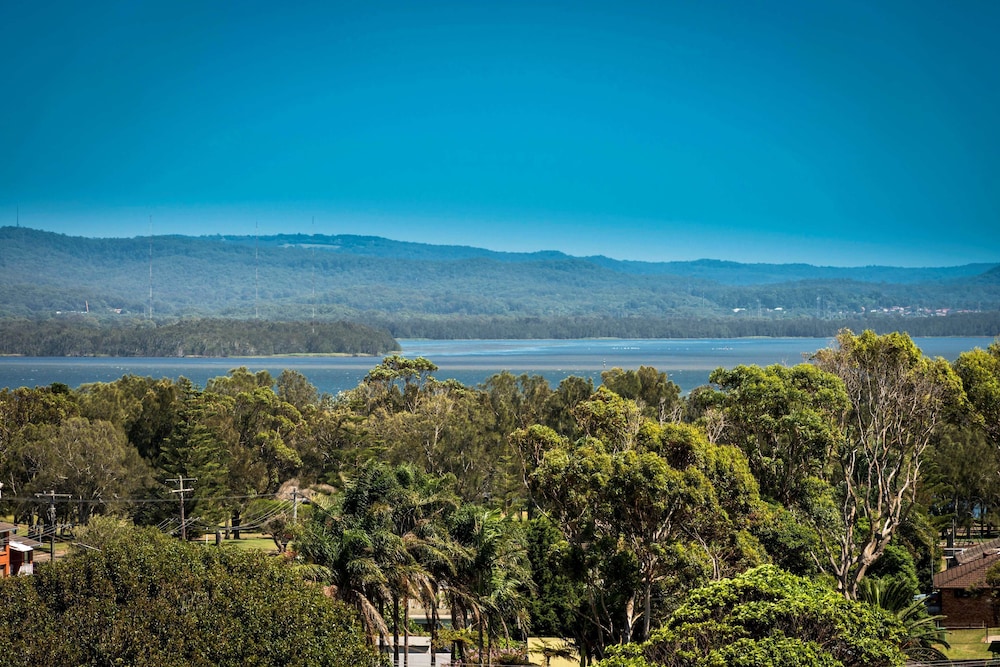 View from room, Oaks The Entrance Waterfront Suites