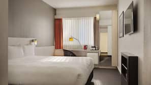 In-room safe, desk, iron/ironing board, free cribs/infant beds