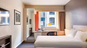 In-room safe, desk, iron/ironing board, free cribs/infant beds