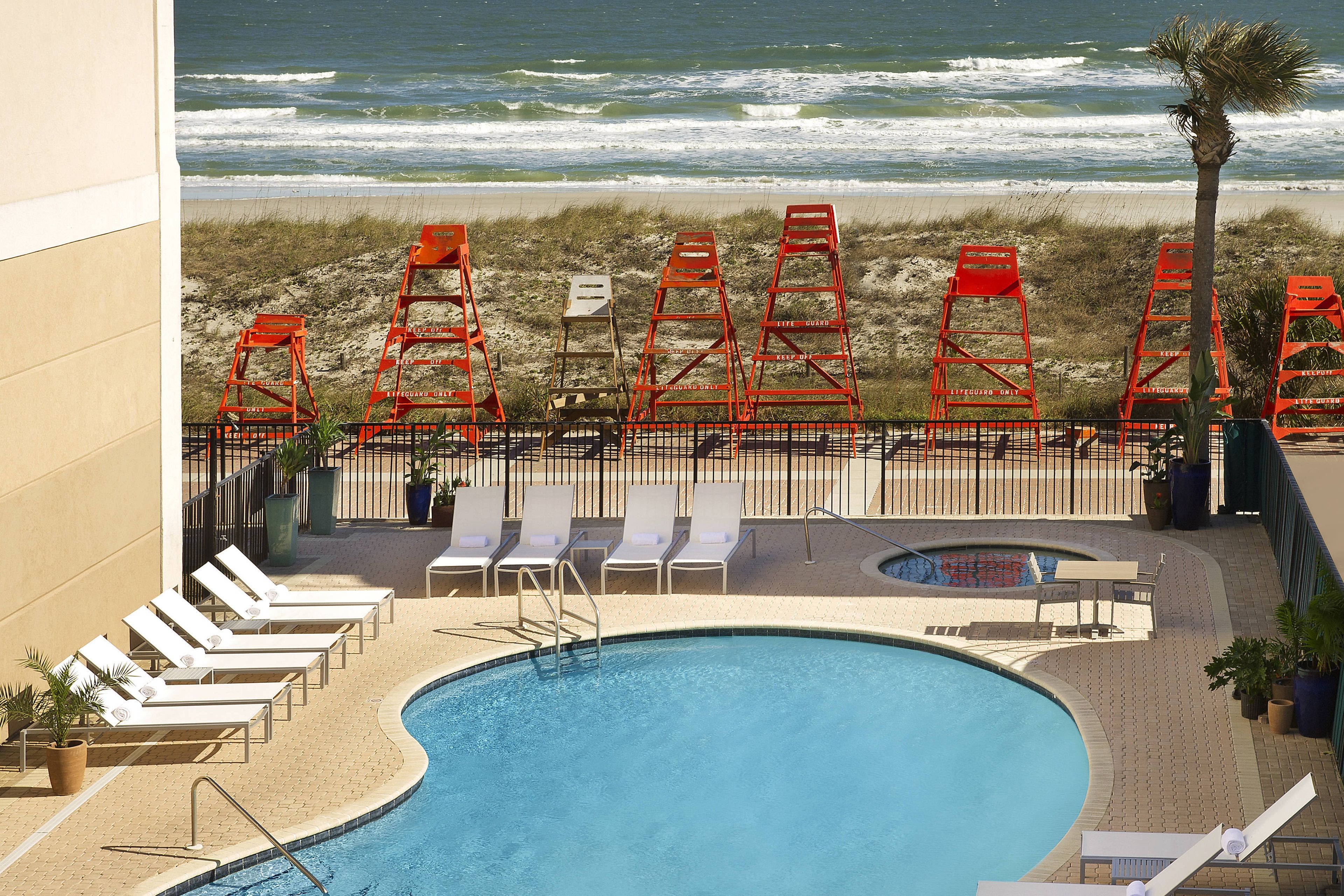 sheraton beachfront umbrellas loungers