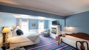 Premium bedding, down comforters, individually decorated