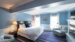 Premium bedding, down comforters, individually decorated