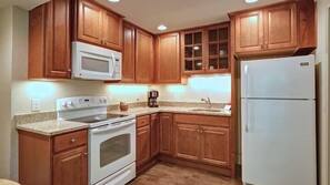 Microwave, coffee/tea maker