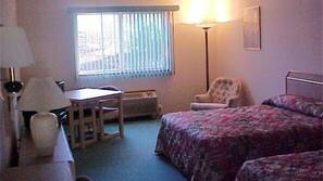 Hypo-allergenic bedding, iron/ironing board, free WiFi, alarm clocks