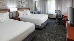 In-room safe, desk, laptop workspace, blackout drapes