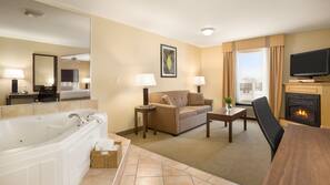 Pillow top beds, in-room safe, desk, blackout curtains
