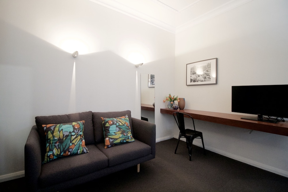 Living area, Regents Court Sydney