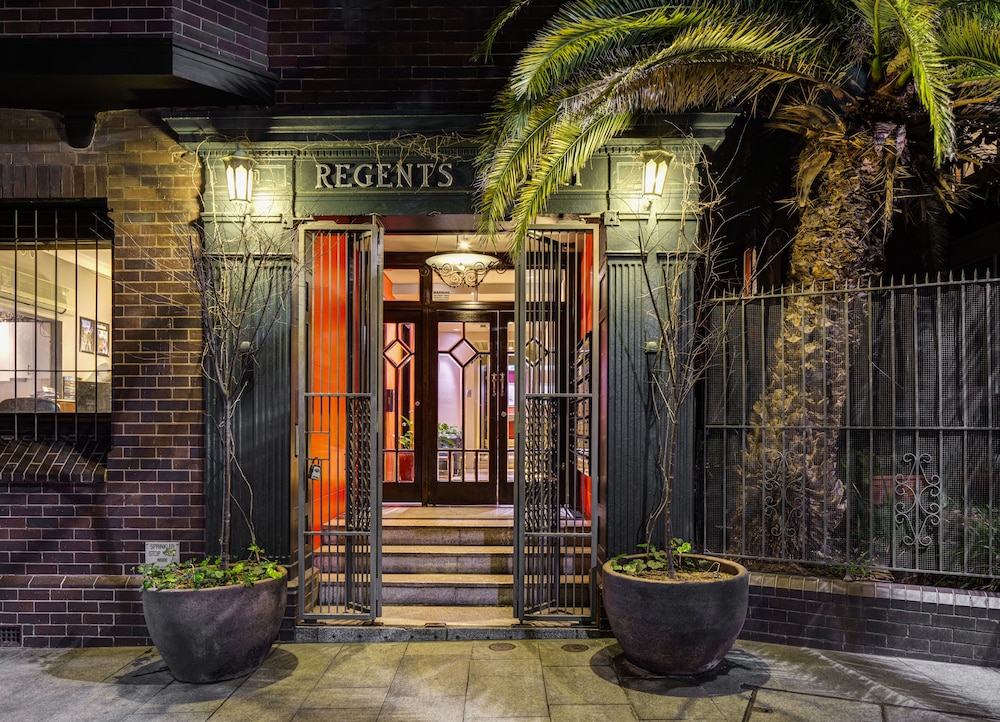 Property entrance, Regents Court Sydney