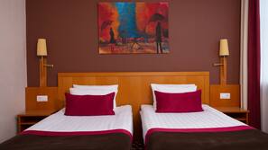 Desk, iron/ironing board, free cots/infant beds, free WiFi
