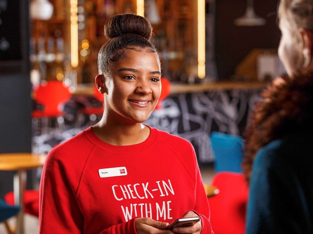 Check-in/check-out kiosk, ibis London Wembley