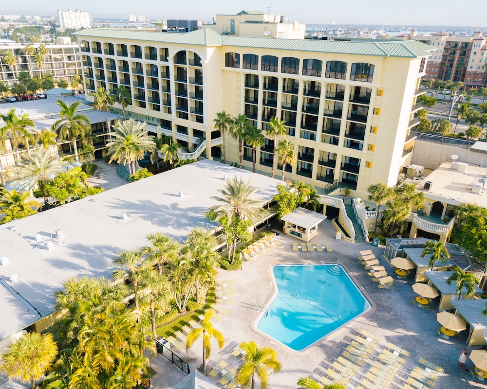 Aerial view, Sirata Beach Resort