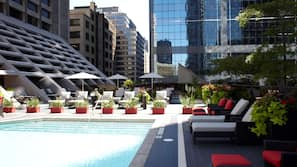 Indoor pool, seasonal outdoor pool