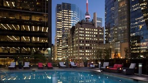 Indoor pool, seasonal outdoor pool