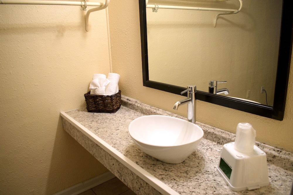 Bathroom, Red Carpet Inn Battleboro