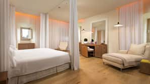 Minibar, in-room safe, desk, blackout curtains