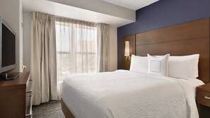 Pillowtop beds, in-room safe, desk, blackout drapes