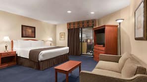 In-room safe, desk, blackout curtains, iron/ironing board