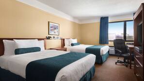 In-room safe, desk, blackout curtains, iron/ironing board