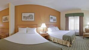 In-room safe, desk, laptop workspace, blackout drapes