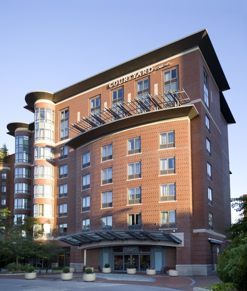 Aerial view, Courtyard by Marriott Boston Brookline