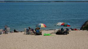 Na praia