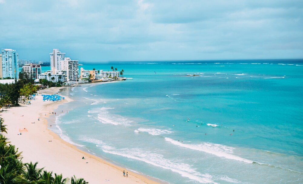 Aerial view, Courtyard by Marriott Isla Verde Beach Resort