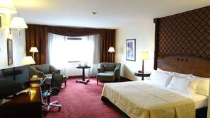 Minibar, in-room safe, desk, blackout curtains