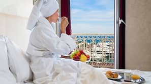 Premium bedding, minibar, in-room safe, soundproofing